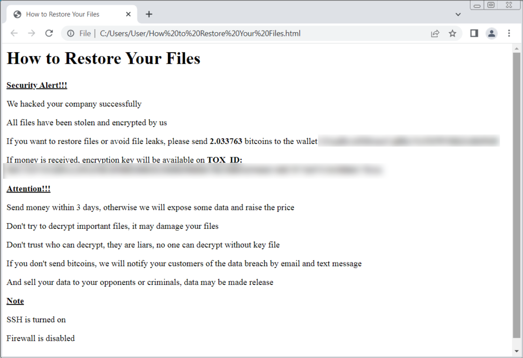 Recuperamos dados encriptados de uma empresa indiana que sofreu ataque do ransomware ARGS