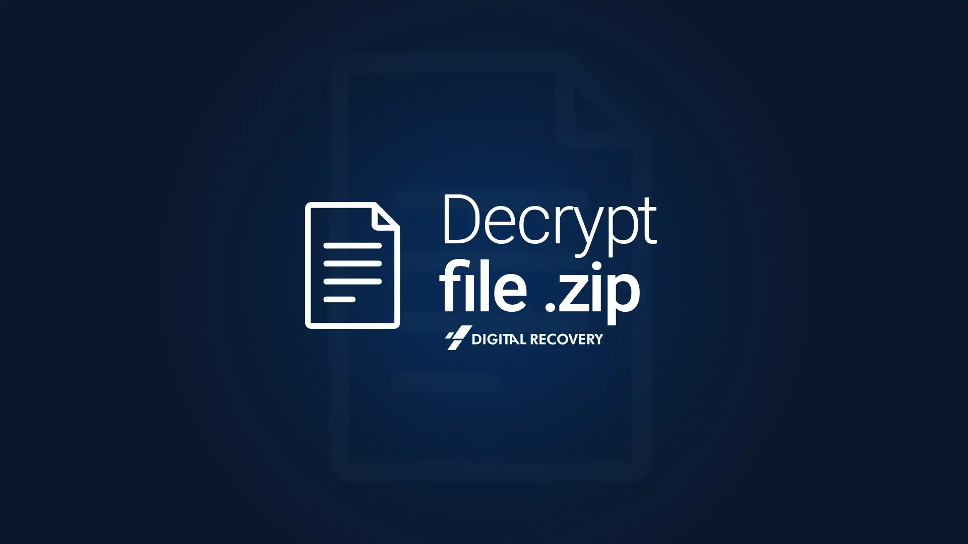 Encrypted ZIP files? Is it possible to recover all your ZIP files ...
